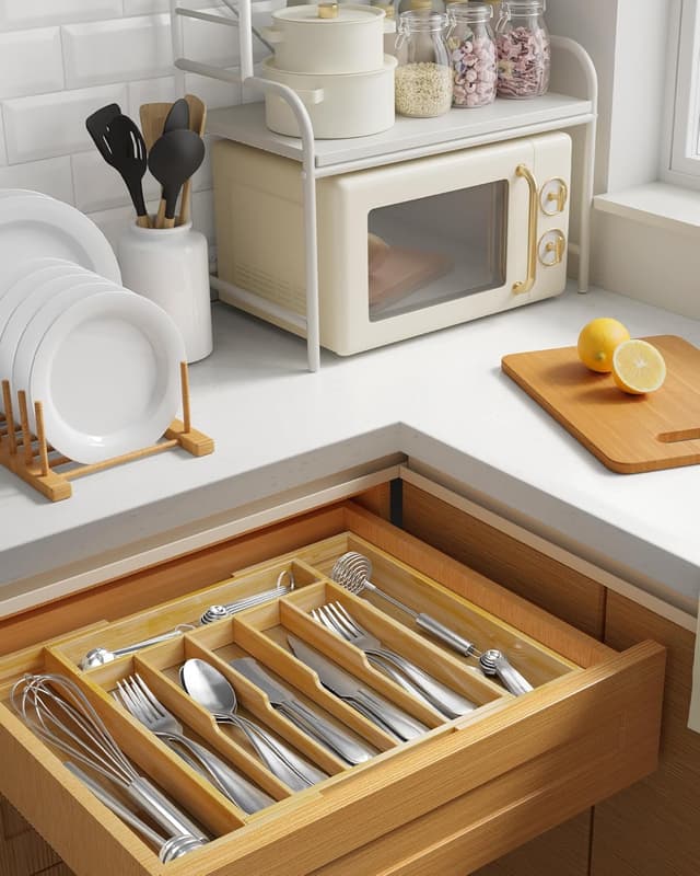 Detalle de Kitsure Silverware Organizer expandable