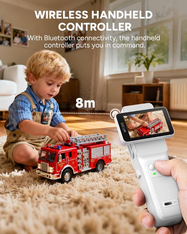 Detalle de SJCAM C400 Vlogging Creators Combo (64GB) – 4K pocket action camera with 6-axis stabilisation