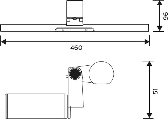 Detalle de Philips Edison - Lámpara flexo USB con 3 escenas de luz