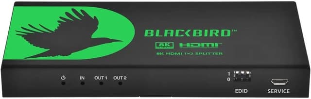 Detalle 2 de Monoprice 1x2 HDMI Splitter 8K60 4K120 Audio
