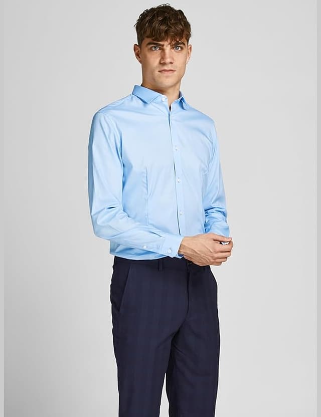 Thumbnail 2 de Jack & Jones Camisa súper Delgada camisa L 98% algodón