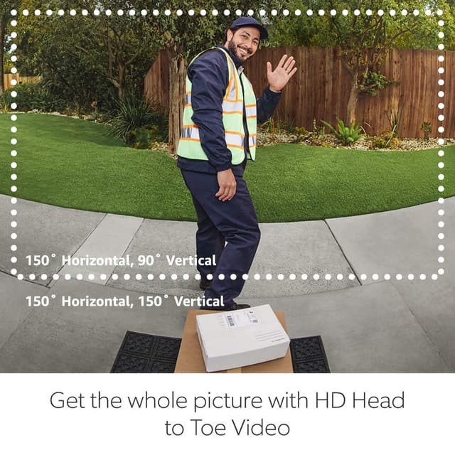 Detalle de Ring Wired Video Doorbell Pro (formerly Video Doorbell Pro 2) – 1536p HD head-to-toe video, 3D motion detection & hardwired