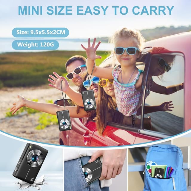 Thumbnail 4 de Digital Camera 44MP 1080P 16X zoom compact camera