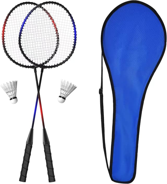 Thumbnail 6 de Keehoo KH Federball-Set Badminton-Schläger (2–4 Spieler) mit Federbällen und Tragetasche