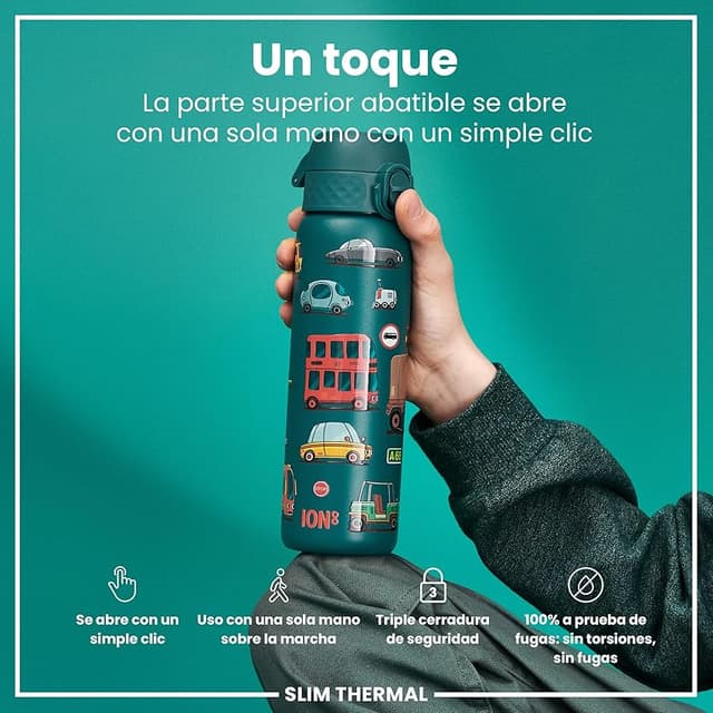 Thumbnail 2 de ion8 Botella Térmica de Acero Inoxidable 500ml 🚰