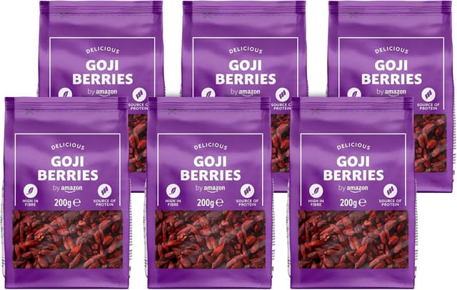 Imagen de by Amazon Bayas de goji deshidratadas 🍇 6 x 200 g en OfertitasTOP