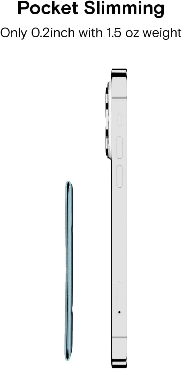 Detalle de MOFT Soporte Magnético y Tarjetero para iPhone