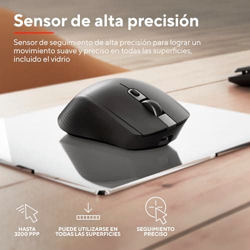 Thumbnail 4 de Trust Ozaa+ Ratón inalámbrico multidispositivo Bluetooth y 2,4 GHz