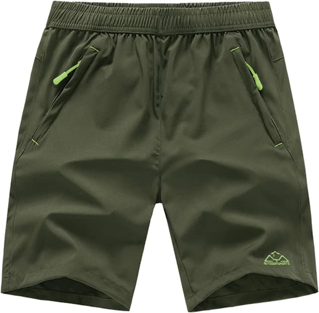 Imagen de donhobo Men’s Outdoor Breather Quick Dry Lightweight Sports Shorts with Zip Pockets en OfertitasTOP