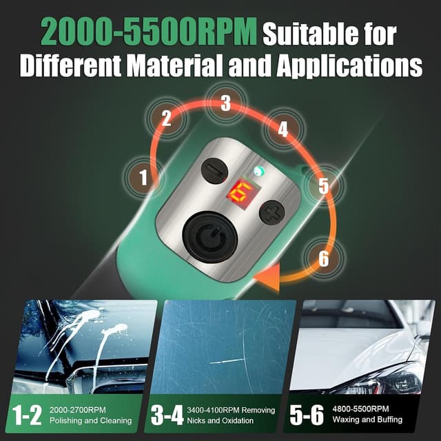 Thumbnail 6 de BATOCA S5 cordless car polisher 12V