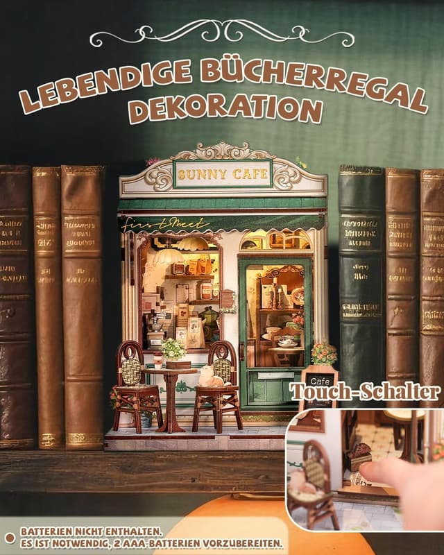 Detalle 2 de Cutefun Book Nook Kit for Adults