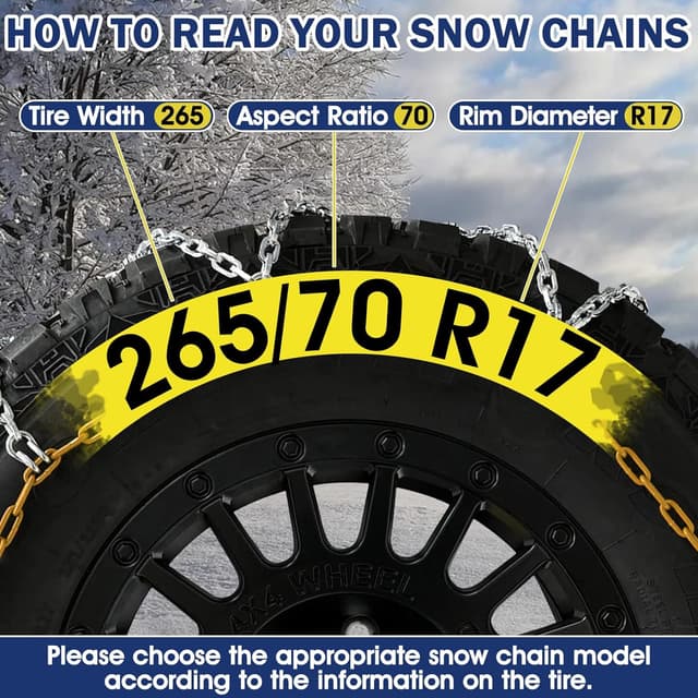 Thumbnail 4 de DEDC MS1521 Snow Chains 1 Min