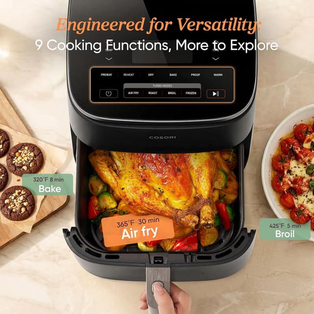 Detalle de Cosori TurboBlaze 9-in-1 Air Fryer ⚡