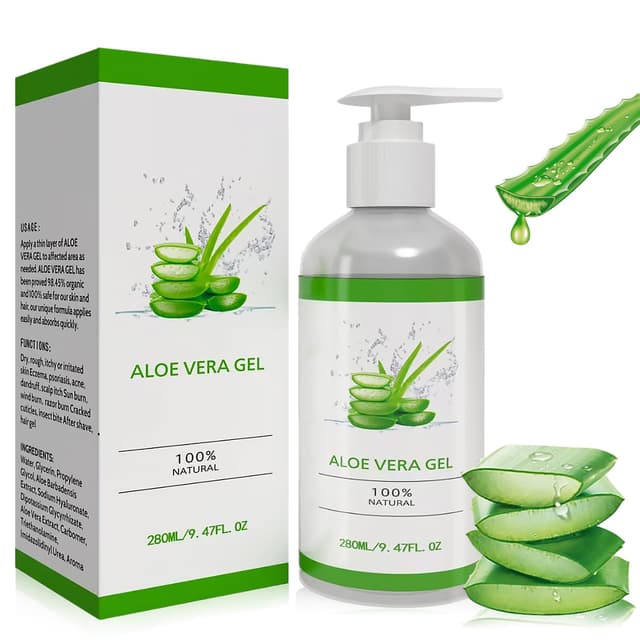 Detalle de Aloe Vera Gel 280 ml für Gesicht
