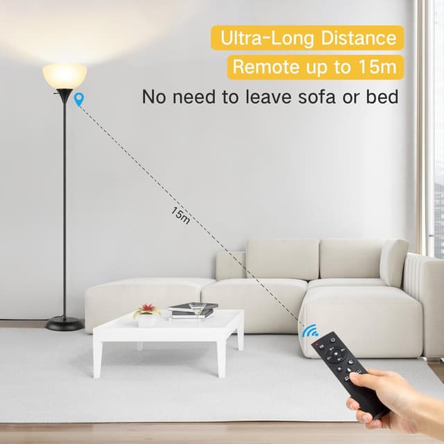 Detalle de OUTON uplighter floor lamp 3000-6000K