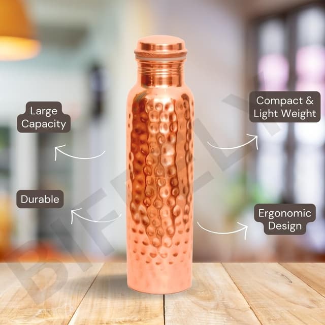 Thumbnail 6 de BIFFELY Copper Water Bottle 34oz 🥤