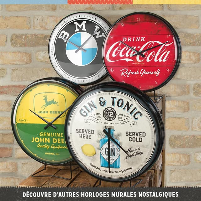 Thumbnail 4 de Nostalgic-Art Horloge rétro Ford Mustang GT 1967