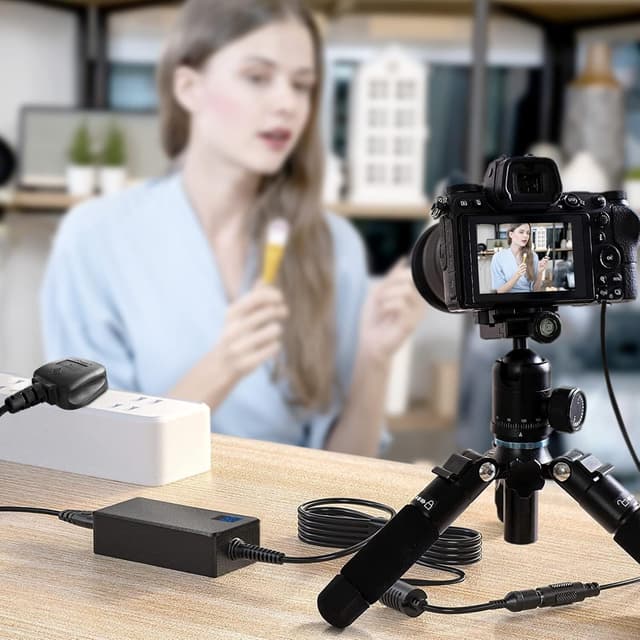 Detalle 2 de NP-FW50 Dummy Battery AC-PW20 AC Adapter Kit for Sony cameras (continuous power for filming & live streaming)