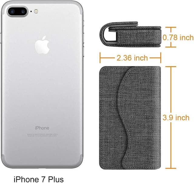 Detalle de Fintie Étui pour cartes de visite en cuir synthétique avec fermeture magnétique (10 x 6 x 2 cm)