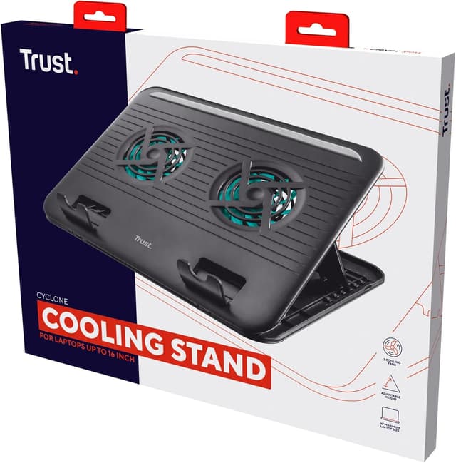 Thumbnail 8 de Trust Cyclone Base de Refrigeración para Portátil 16" 🌀
