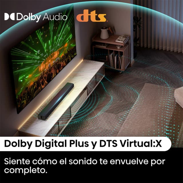 Thumbnail 4 de Hisense HS1000 Barra de sonido 2.0 Dolby Digital Plus 120 W