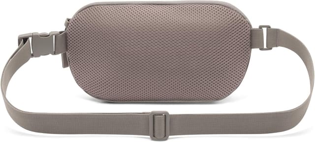 Detalle de Larkson Helge Large marsupio da petto grigio con blocco RFID e passanti antifurto