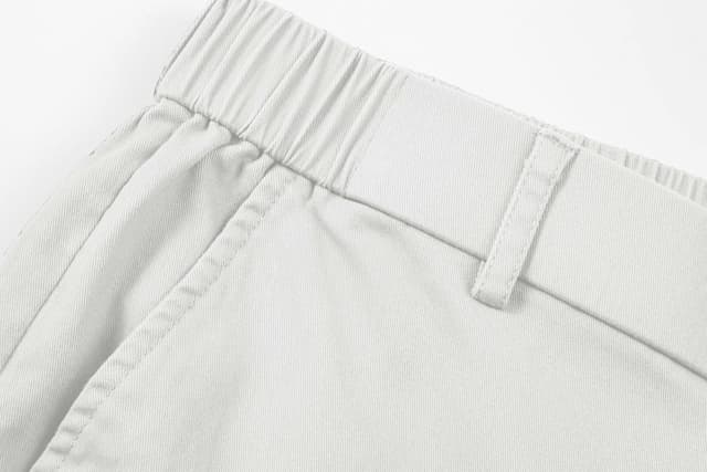 Detalle 1 de JMIERR Herren Chino Stretch Cargohose aus Baumwolle mit elastischem Bund und Taschen