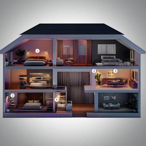 Detalle 2 de Coollamp 2Pcs lámpara de pared LED con batería recargable, control remoto y rotación 360°