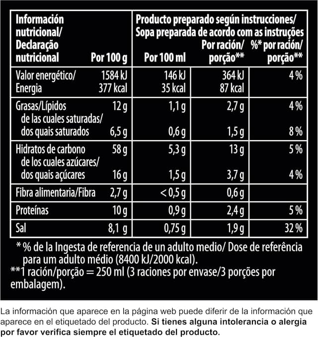 Thumbnail 4 de Knorr Sopa Thai Deshidratada 69g 🍜