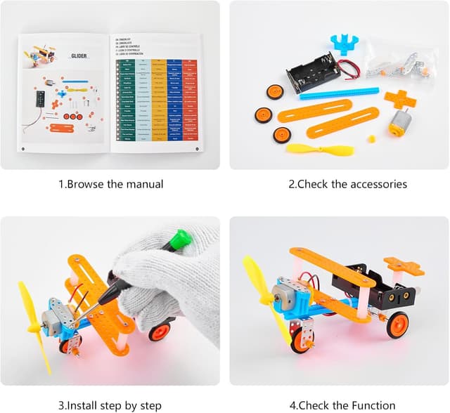Thumbnail 4 de SCIENCE DIARY STEM Robot Building Kit 5-in-1