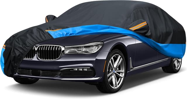 Detalle de FSGRICH Waterproof All-Weather Car Cover for Sedan (UV, Windproof, Dustproof)