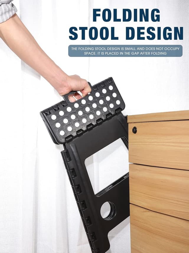 Detalle 1 de HOUSE DAY Tritthocker klappbar 40 cm