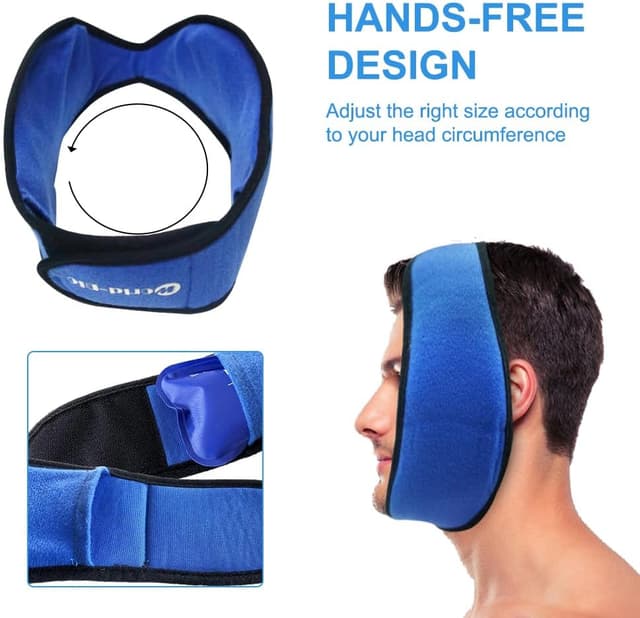 Thumbnail 4 de Wisdom Teeth Ice Pack Wrap adjustable hot‑cold compress 🩺