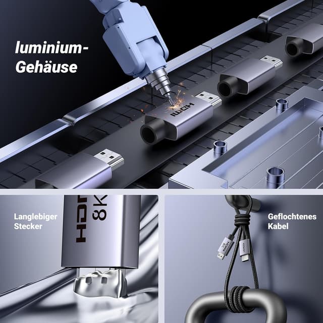 Thumbnail 5 de UGREEN HDMI 2.1 Kabel 48 Gbit/s ⚡