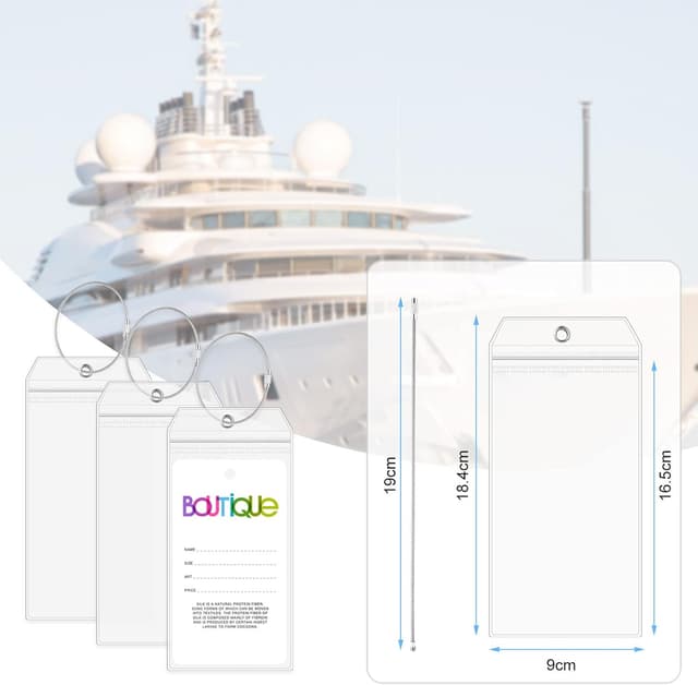 Thumbnail 1 de Vicloon Porta Etichette per Valigia 12 pezzi