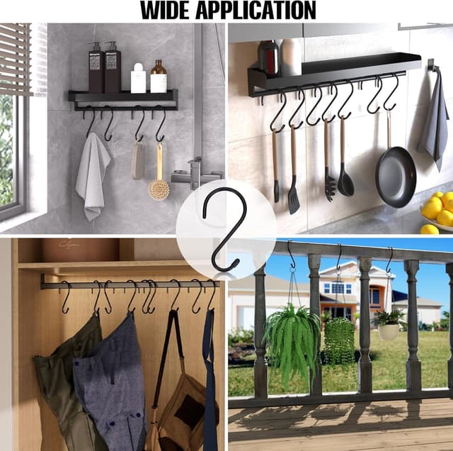 Detalle de Anteabee heavy duty S hooks, 12 pack