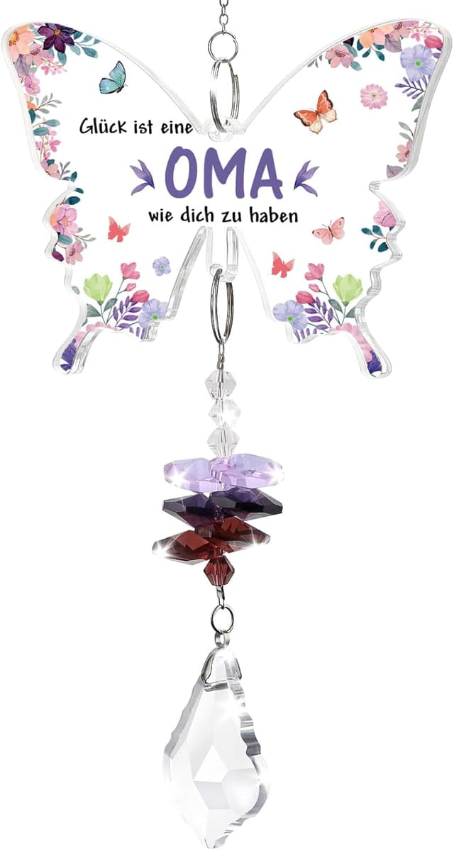 Detalle de KAAYEE Oma Geschenk Sonnfänger mit Kristall