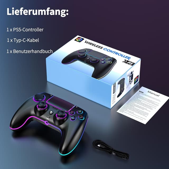 Thumbnail 6 de Reddening PS5 Controller 1500‑mAh