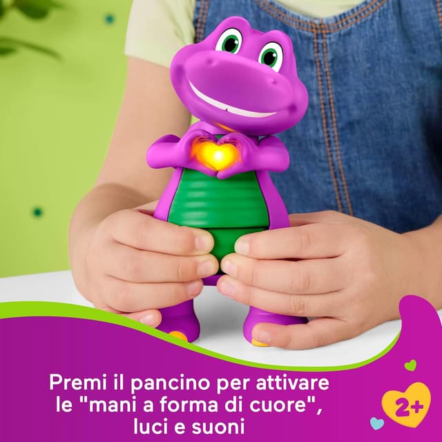Detalle de Barney Mani a Cuore, giocattolo musicale 14+ cm