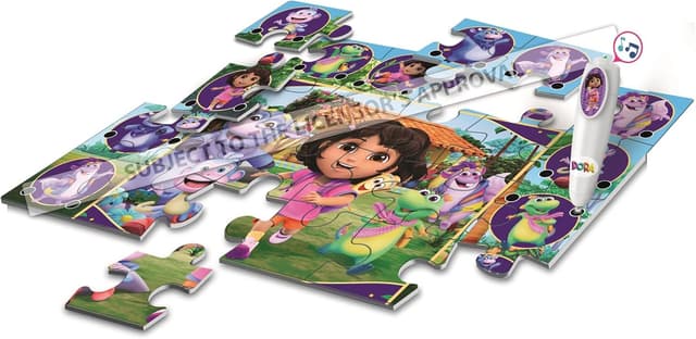 Detalle de Clementoni Quiz-Bodenpuzzle Dora 24 Teile