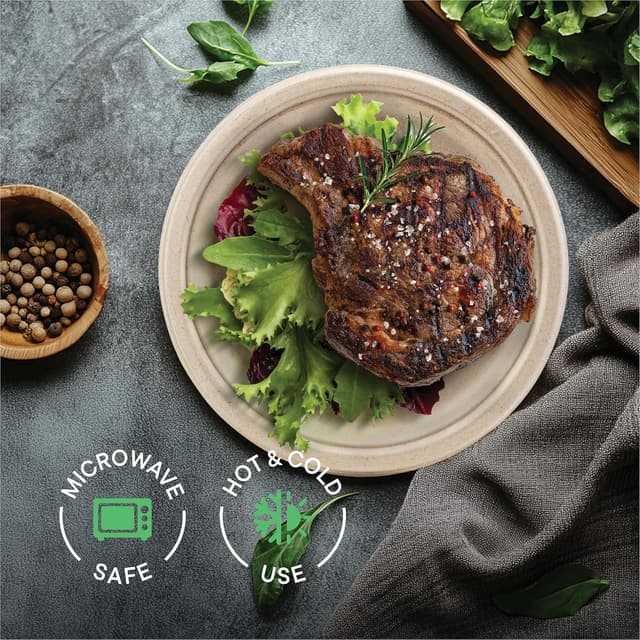 Detalle de Compostable Paper Plates 10 Inch ๐ฝ