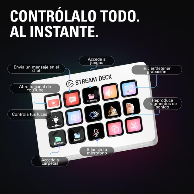 Thumbnail 5 de Elgato Stream Deck MK2 White 15 teclas