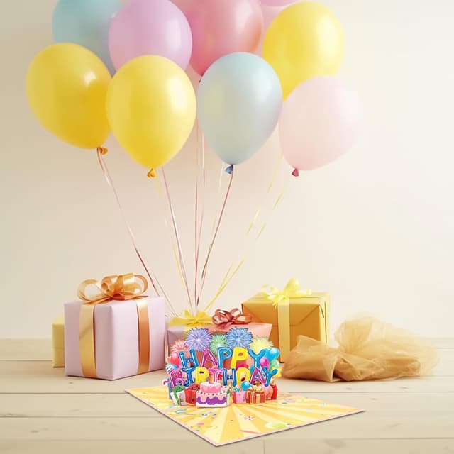 Thumbnail 6 de DLYMXGC Balloon Firework Card 3D