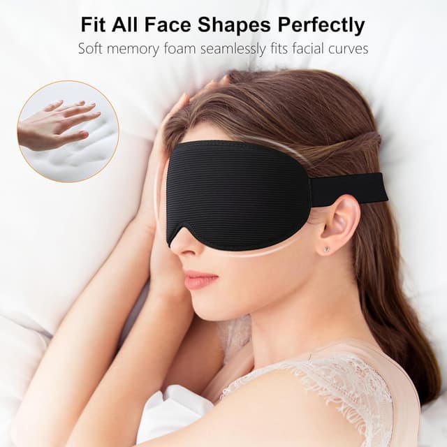 Thumbnail 4 de Gritin Antifaz 3D para dormir 100% bloqueo de luz