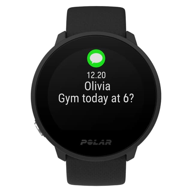 Detalle de Polar Unite S-L (Reacondicionado A estrenar) – Reloj fitness con pulsómetro en la muñeca, sueño y GPS vía móvil