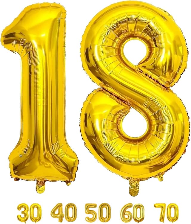 Thumbnail 6 de LAC Globos 40 Cumpleaños Dorados