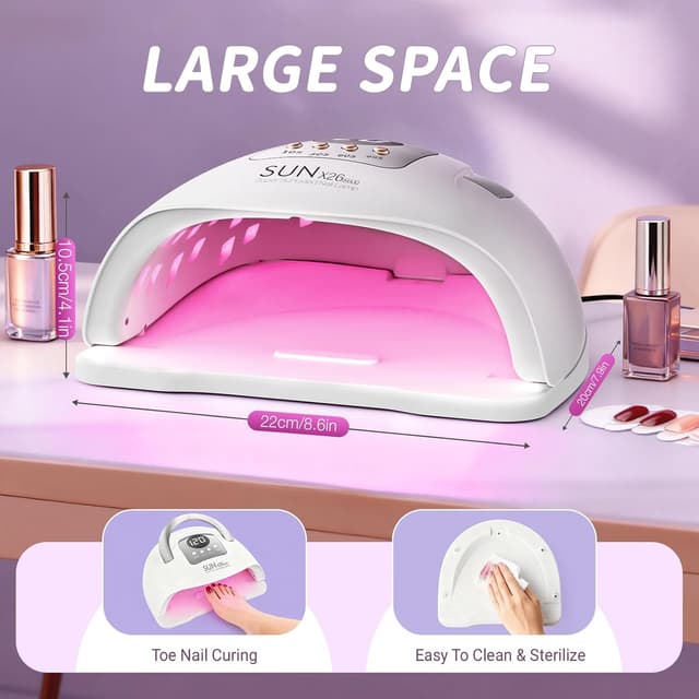 Detalle de 380W UV LED Nail Lamp with 81 beads