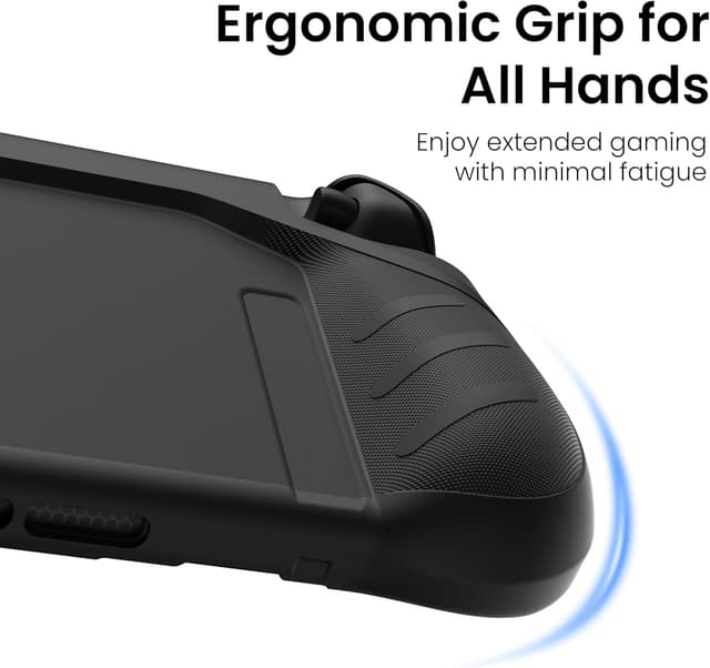 Detalle de KIWIHOME P2 Shield Dockable Case for Switch 2 (2025) with 9H Tempered Glass Screen Protector, Black