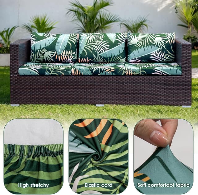 Detalle de LiveGo Outdoor Cushion Covers 20–27in
