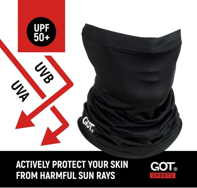 Detalle 2 de GOT Sports UPF 50+ Fishing Neck Gaiter (UV Face Mask Sun Protection) – Camo SPF Face Cover